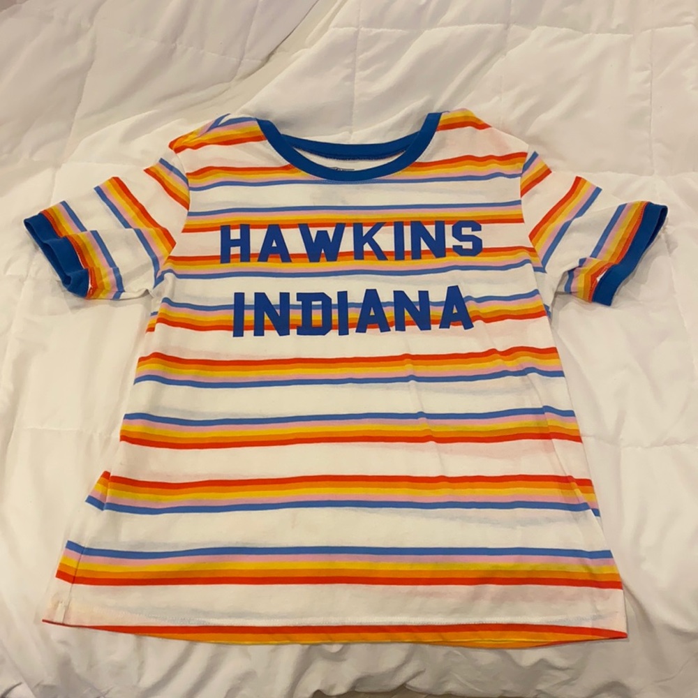 Striped Rainbow “Indiana Hawkins” Tee